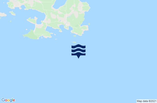 Mapa de mareas Colville Island 1 mile SSE of, United States