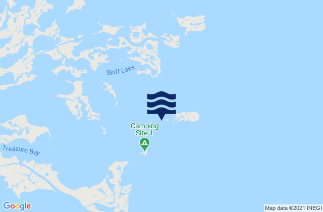 Mapa de mareas Comfort Island, United States