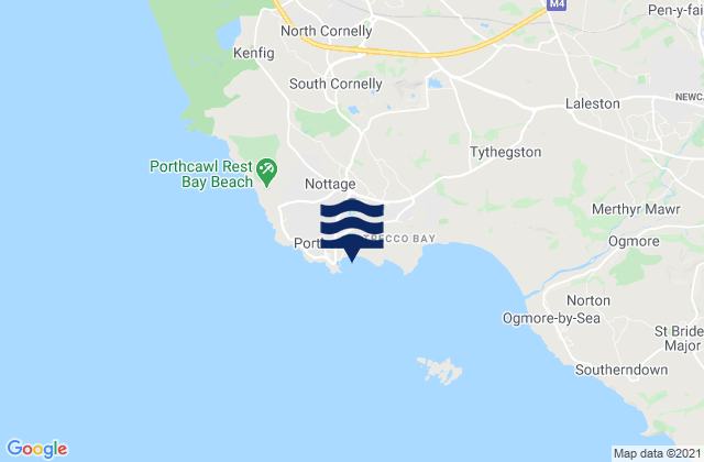 Mapa de mareas Coney Beach, United Kingdom