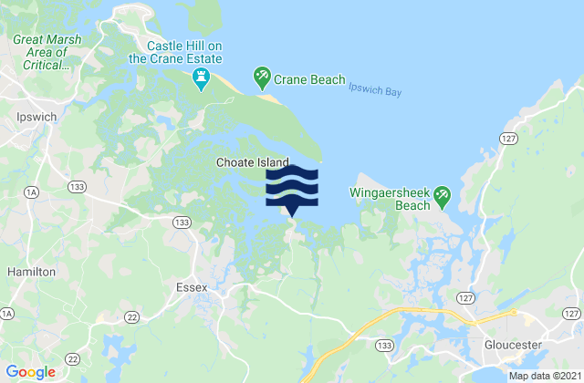 Mapa de mareas Conomo Point, United States
