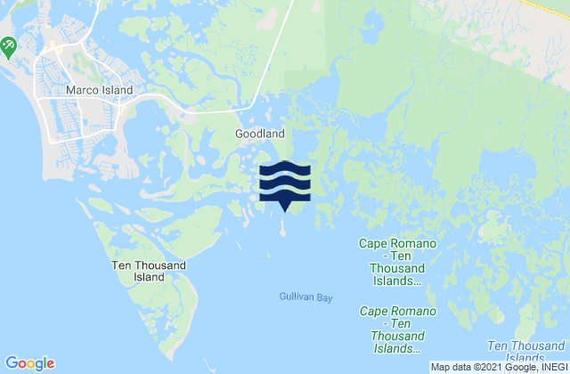Mapa de mareas Coon Key, United States