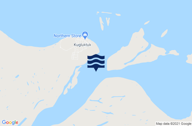 Mapa de mareas Coppermine, Canada