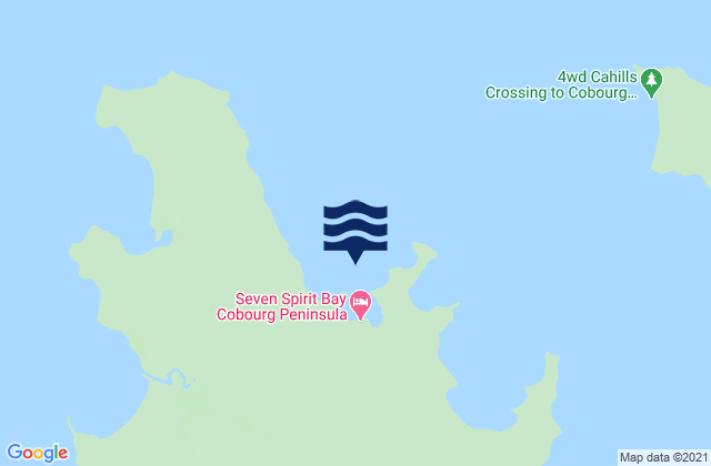 Mapa de mareas Coral Bay, Australia