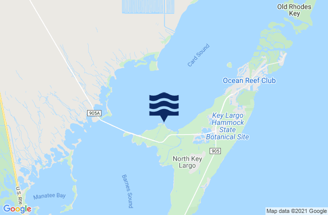 Mapa de mareas Cormorant Point, United States