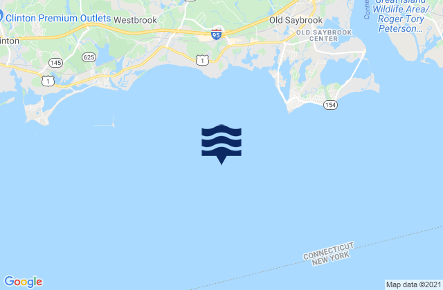 Mapa de mareas Cornfield Point 1.9 n.mi. SW of, United States