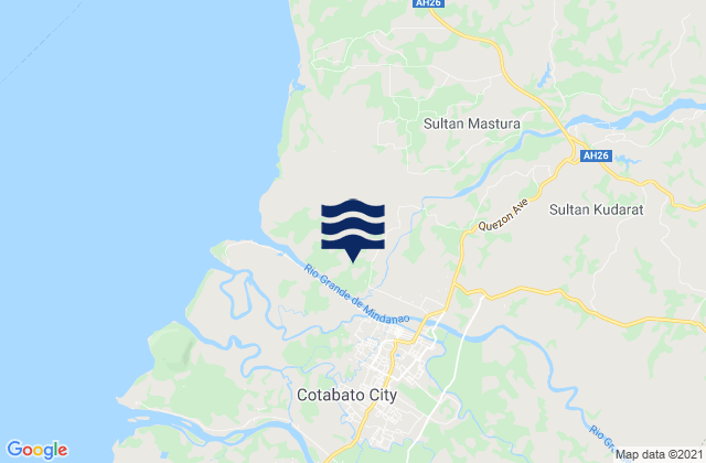 Mapa de mareas Cotabato, Philippines