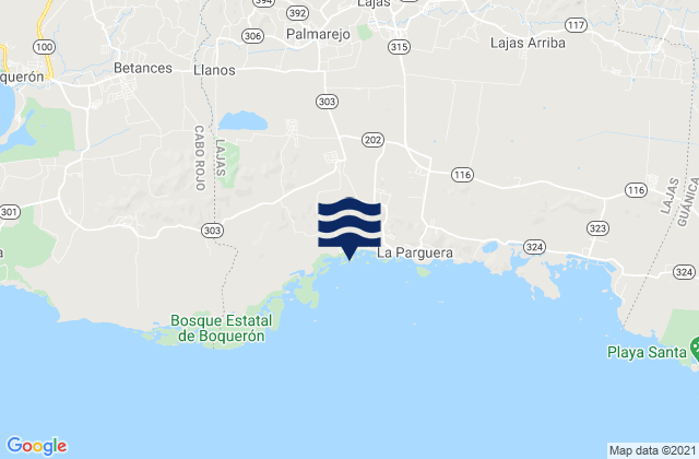 Mapa de mareas Cotuí Barrio, Puerto Rico