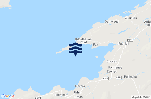 Mapa de mareas Coulagh Bay, Ireland