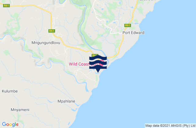 Mapa de mareas Country Club (African Beach), South Africa