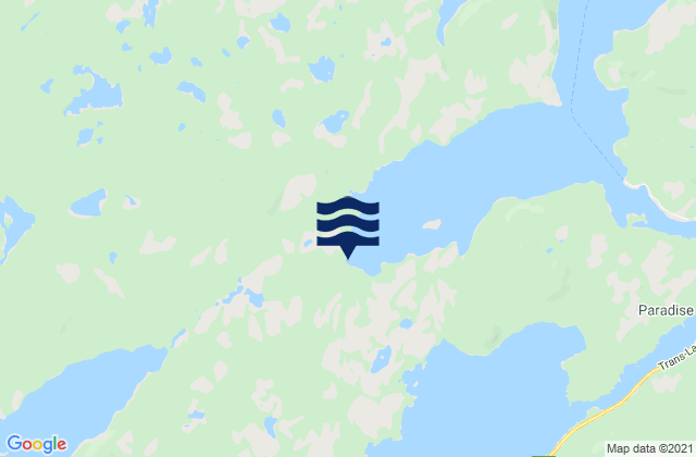 Mapa de mareas Couteau Bay, Canada