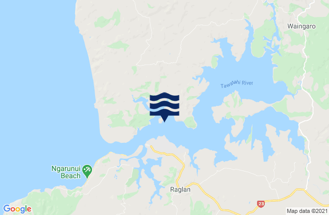 Mapa de mareas Cox Bay, New Zealand