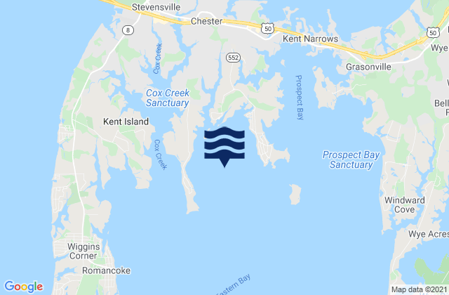 Mapa de mareas Crab Alley Bay, United States