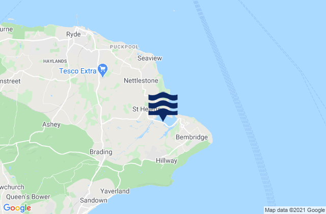 Mapa de mareas Crab Island, United Kingdom
