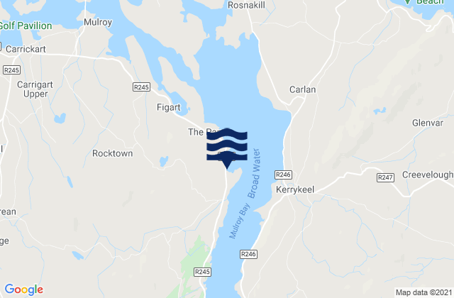 Mapa de mareas Cranford, Ireland