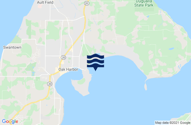 Mapa de mareas Crescent Harbor (Whidbey Island), United States
