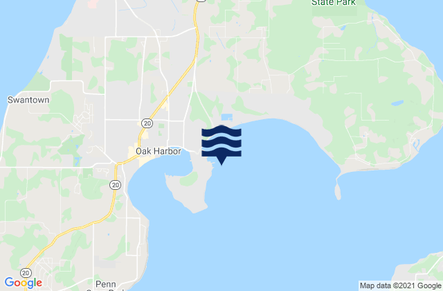 Mapa de mareas Crescent Harbor, United States