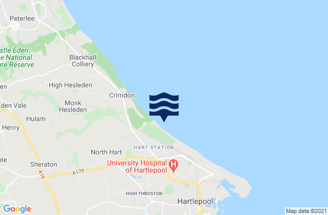 Mapa de mareas Crimdon Beck Beach, United Kingdom