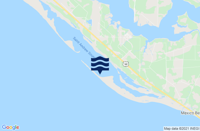Mapa de mareas Crooked Island, United States