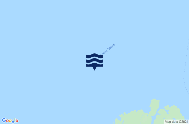 Mapa de mareas Cross Sound Entrance, United States