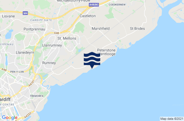 Mapa de mareas Crosskeys, United Kingdom