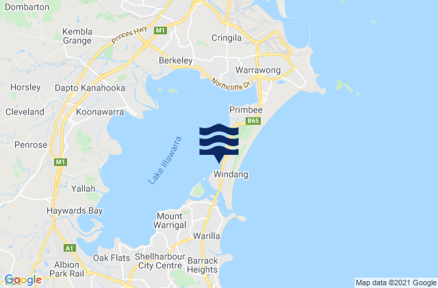 Mapa de mareas Cudgeree Bay, Australia