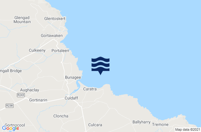 Mapa de mareas Culdaff Bay, Ireland