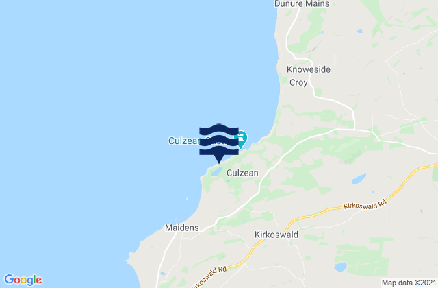 Mapa de mareas Culzean Bay, United Kingdom