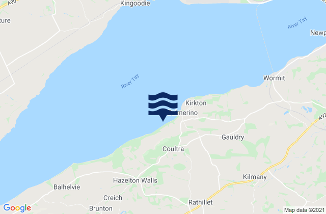 Mapa de mareas Cupar, United Kingdom