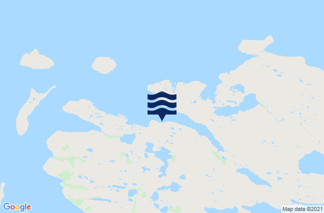 Mapa de mareas Curlew Harbour, Canada