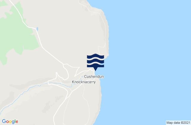 Mapa de mareas Cushendun, United Kingdom