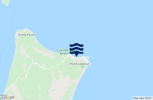 Mapa de mareas Cylinder Beach, Australia