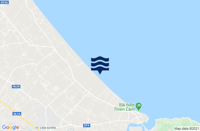 Mapa de mareas Cẩm Xuyên, Vietnam