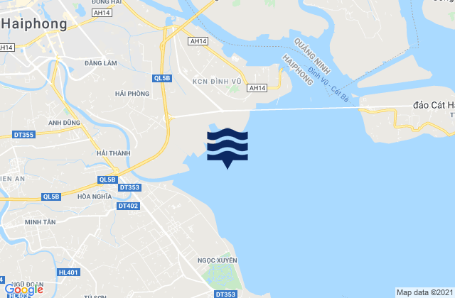 Mapa de mareas Cửa Cấm, Vietnam