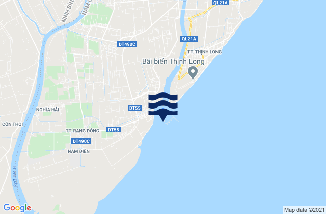 Mapa de mareas Cửa Lạch Giang, Vietnam