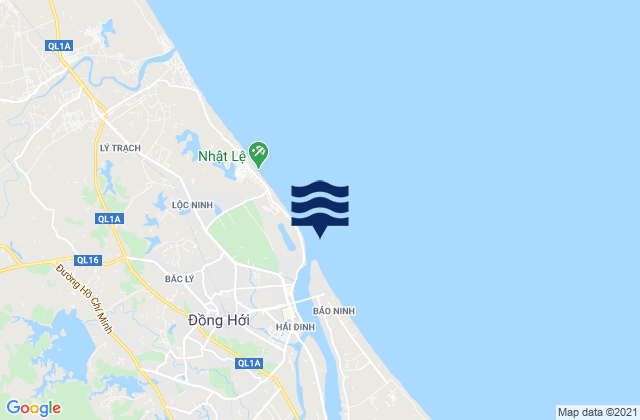 Mapa de mareas Cửa Nhật Lệ, Vietnam