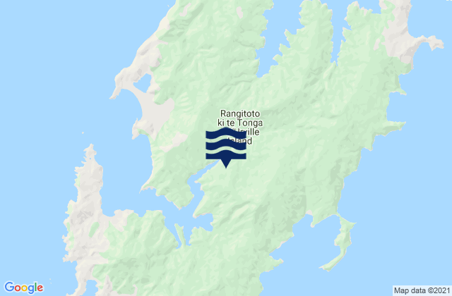 Mapa de mareas D'Urville Island, New Zealand