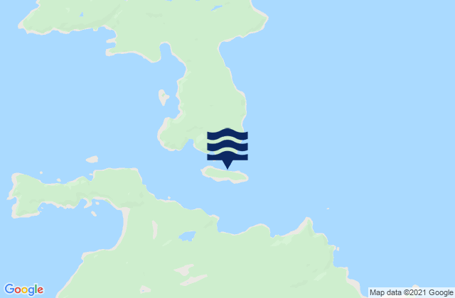 Mapa de mareas Dadens, Canada