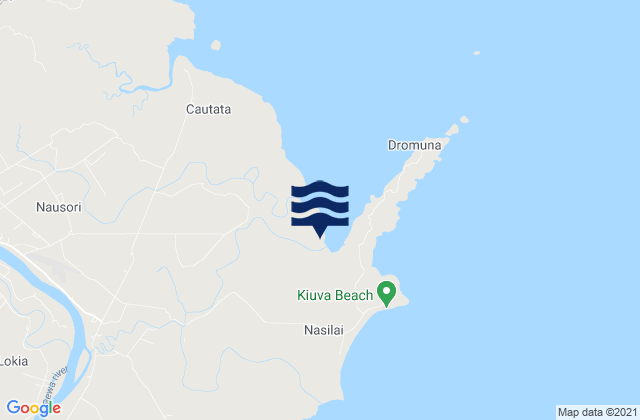 Mapa de mareas Daku, Fiji