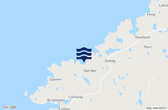 Mapa de mareas Dalmore Bay (Lewis), United Kingdom