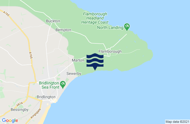 Mapa de mareas Danes Dyke Beach, United Kingdom