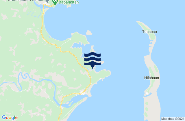 Mapa de mareas Dapdap, Philippines
