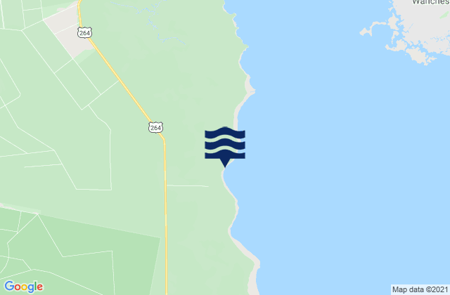 Mapa de mareas Dare County, United States