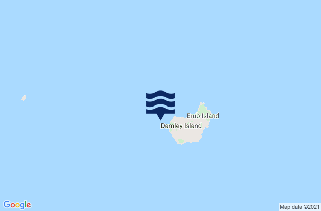 Mapa de mareas Darnley Island Barge, Australia