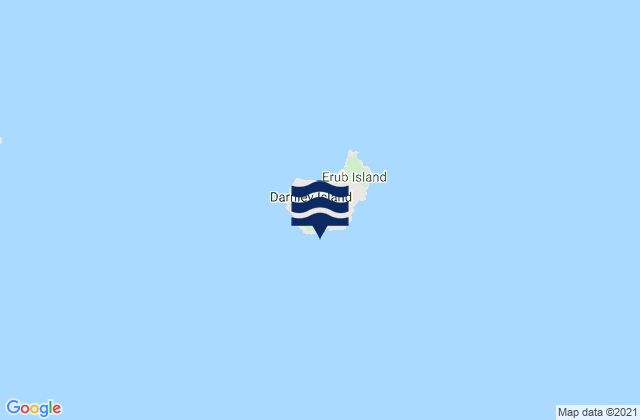 Mapa de mareas Darnley Island, Australia