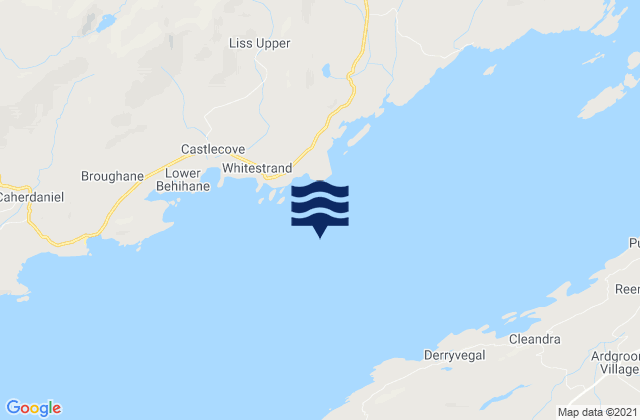Mapa de mareas Darrynane Bay, Ireland
