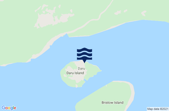 Mapa de mareas Daru, Papua New Guinea