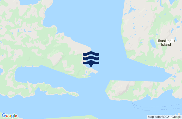 Mapa de mareas Davis Inlet, Canada