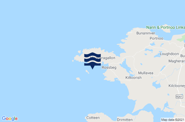 Mapa de mareas Dawros Bay, Ireland