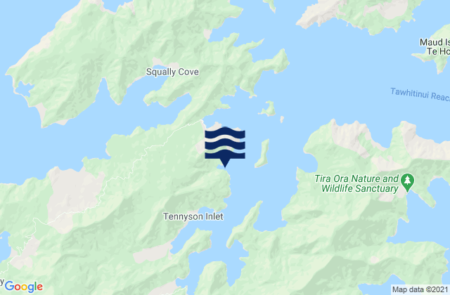Mapa de mareas Deep Bay, New Zealand