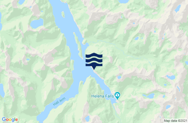 Mapa de mareas Deep Cove, New Zealand